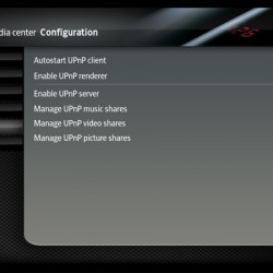 XBMC UPnP settings